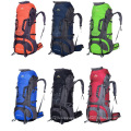 Custom Logo Waterproof Large Capacity Outdoor Travel Climbing Backpack with Rain Cover Hiking Backpack